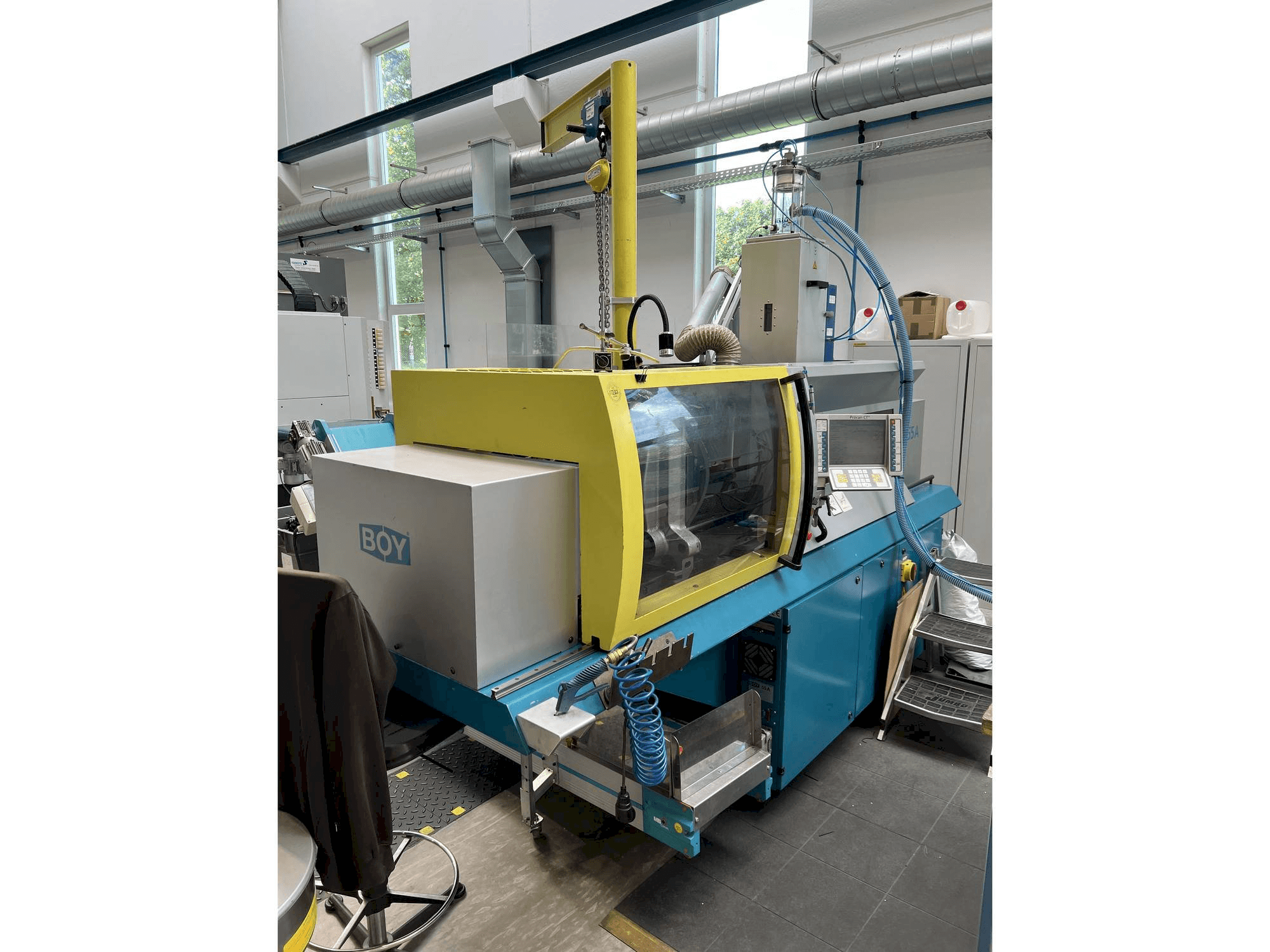 Vista Esquerda da BOY 55A máquina