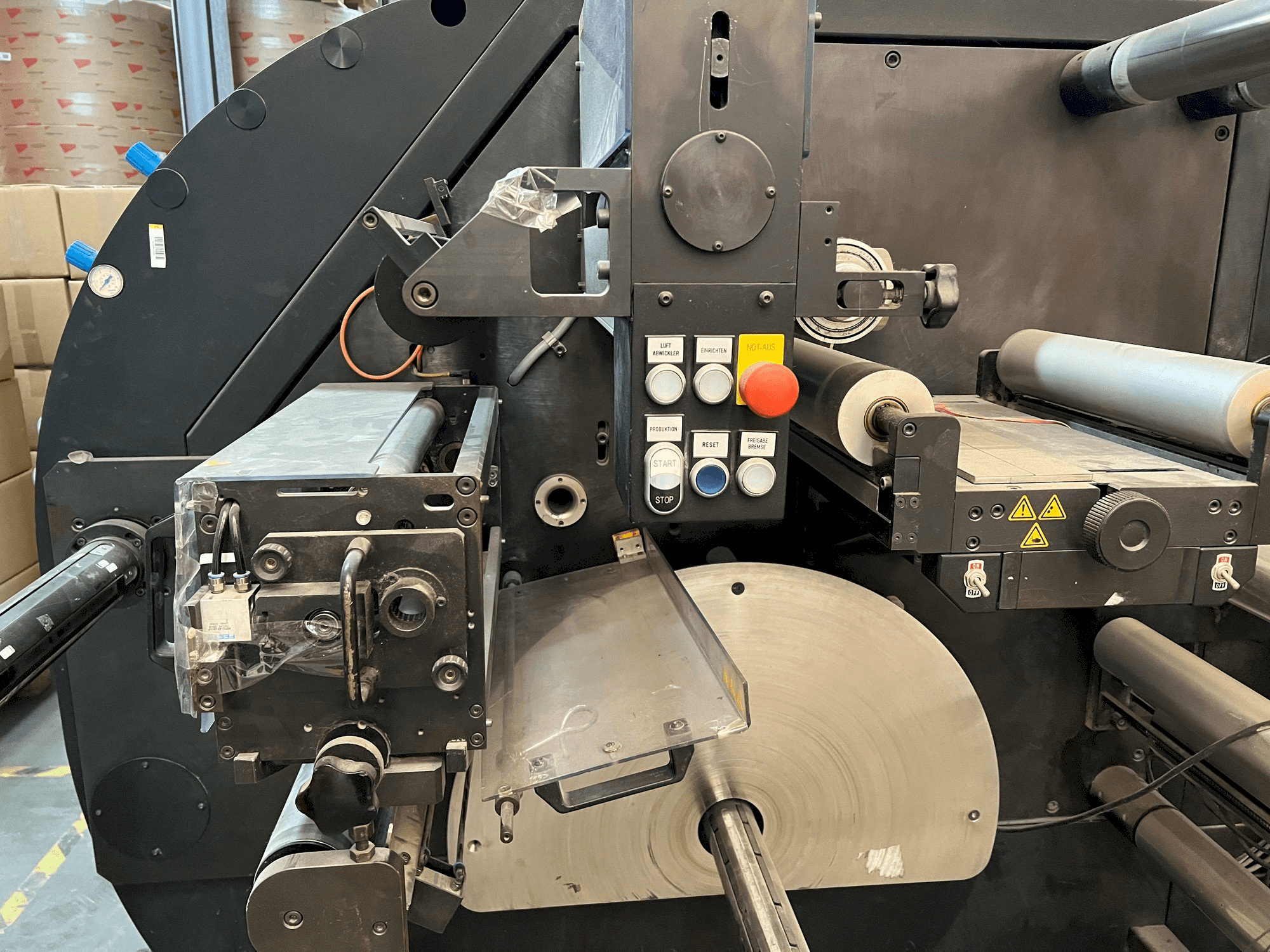 Vista Frontal da FLEXOR 380B máquina