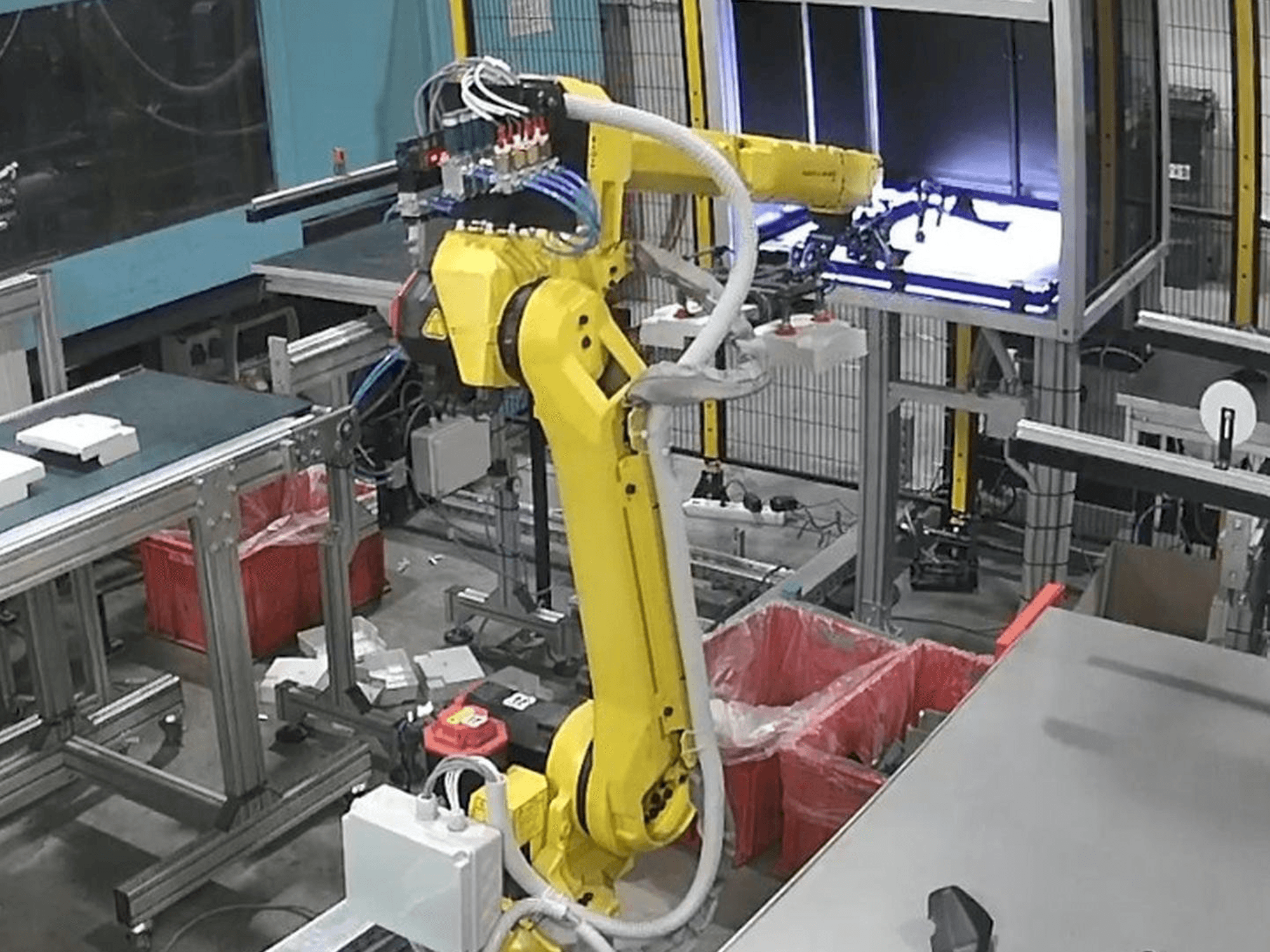 Vista Frontal da FANUC M20iA12L máquina