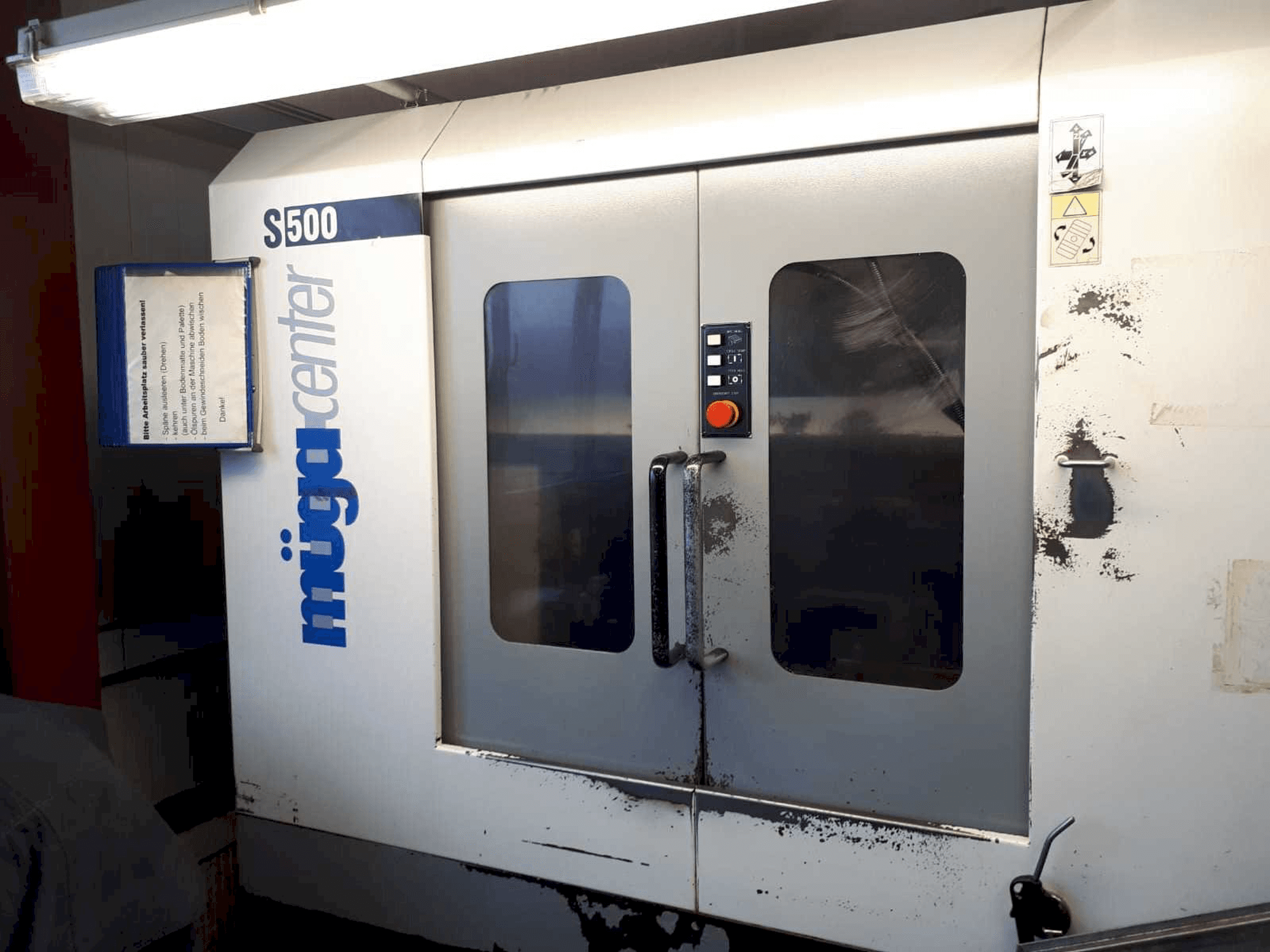 Vista Frontal da Muga S500 máquina