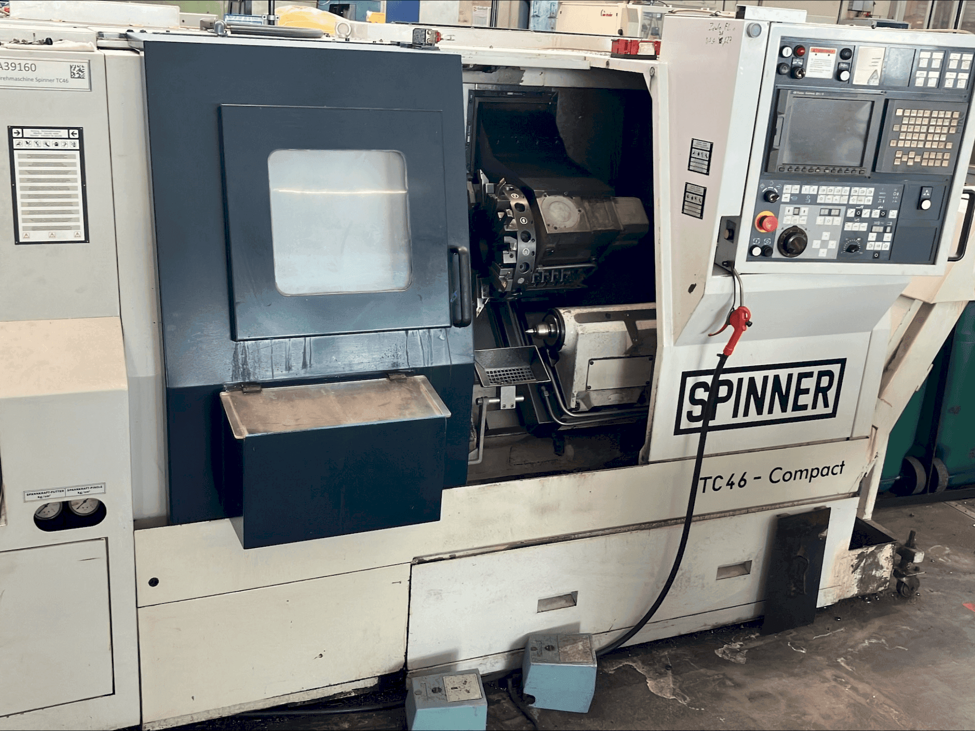 Vista Frontal da SPINNER TC46-COMPACT máquina