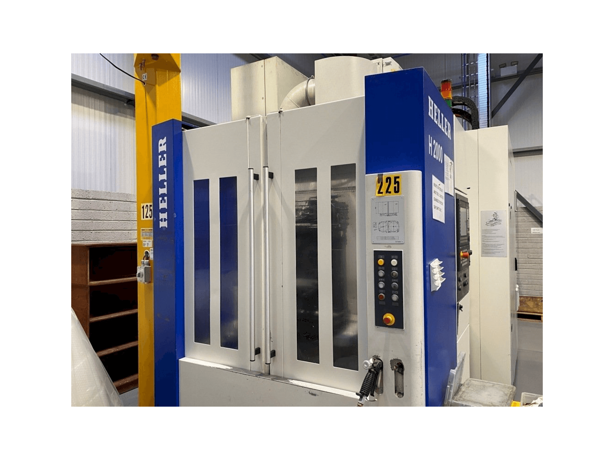 Vista Frontal da HELLER H 2000 máquina