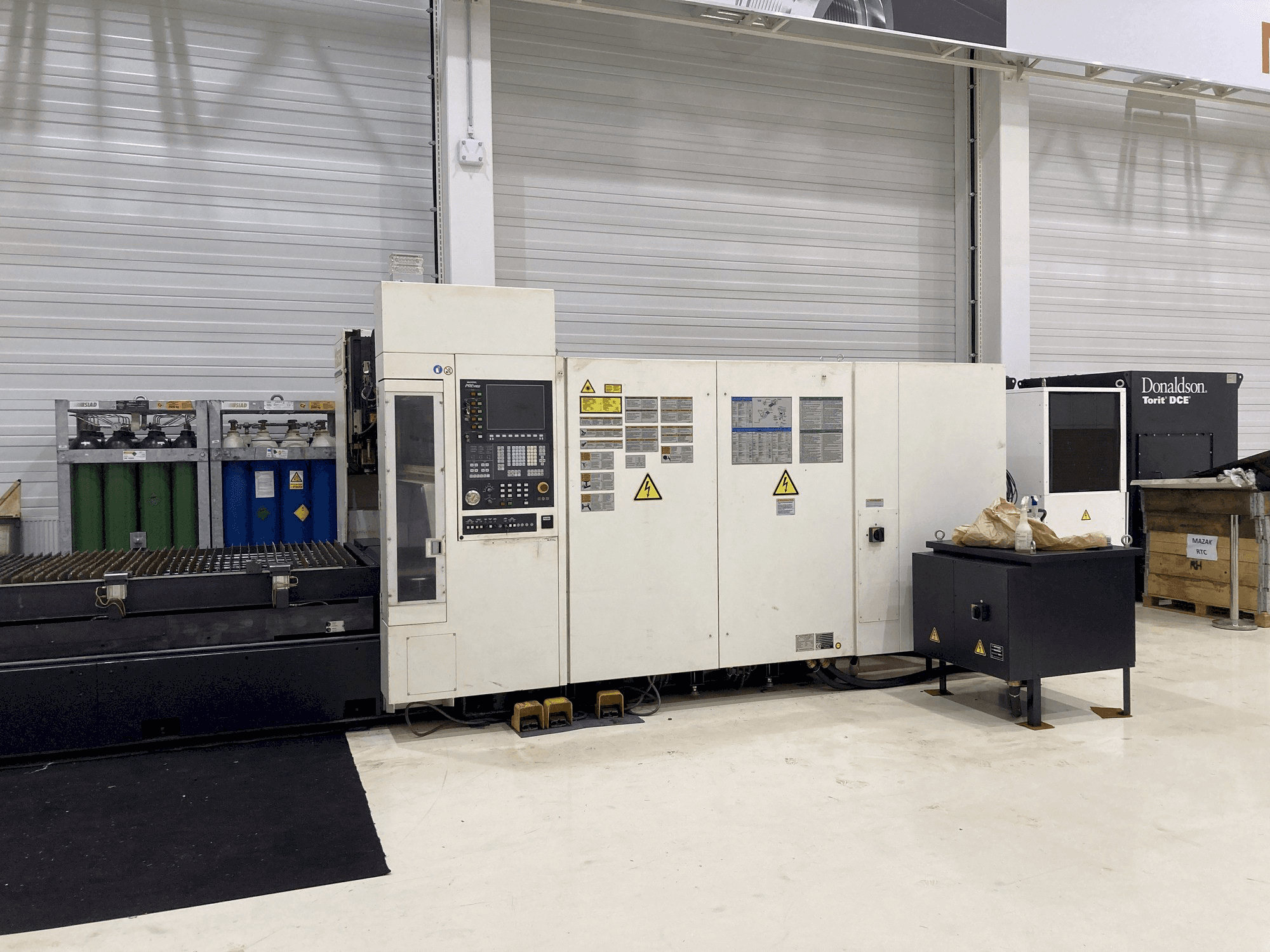 Vista Frontal da Mazak Super Turbo-X 510 MK III RTC máquina