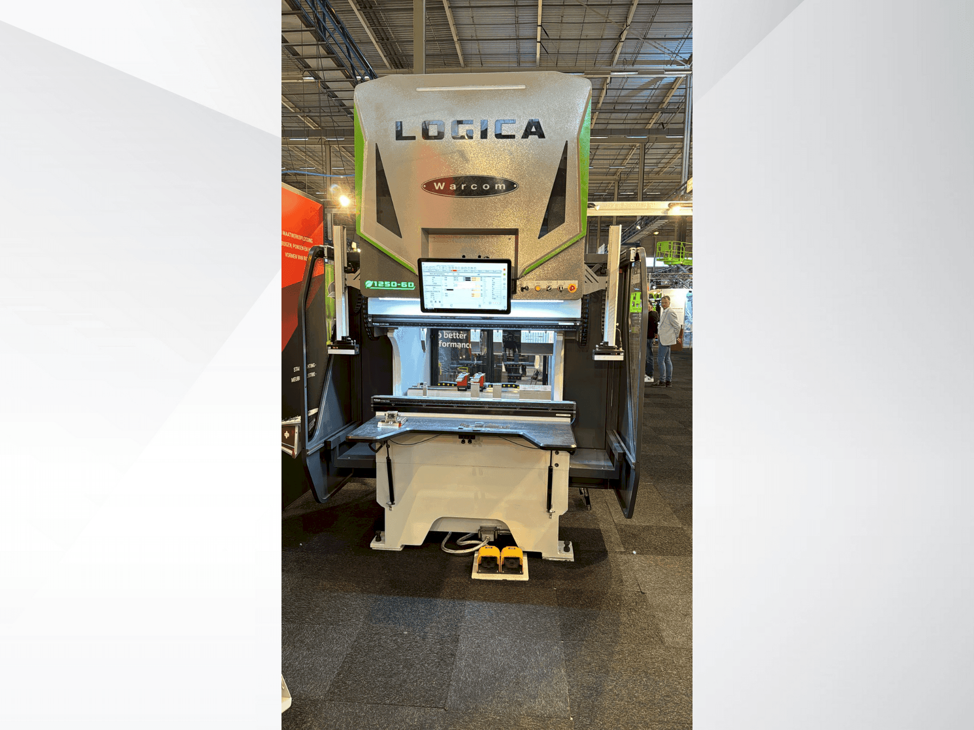 Vista Frontal da Warcom LOGICA 1250-60 máquina