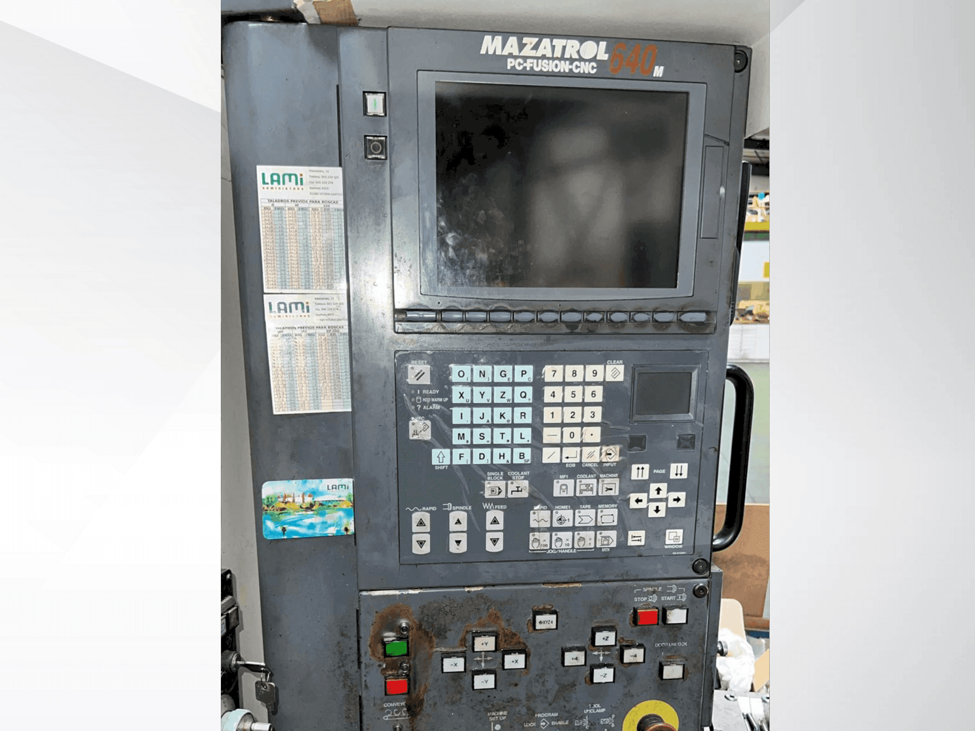 Unidade de controlo da Mazak VTC-B máquina