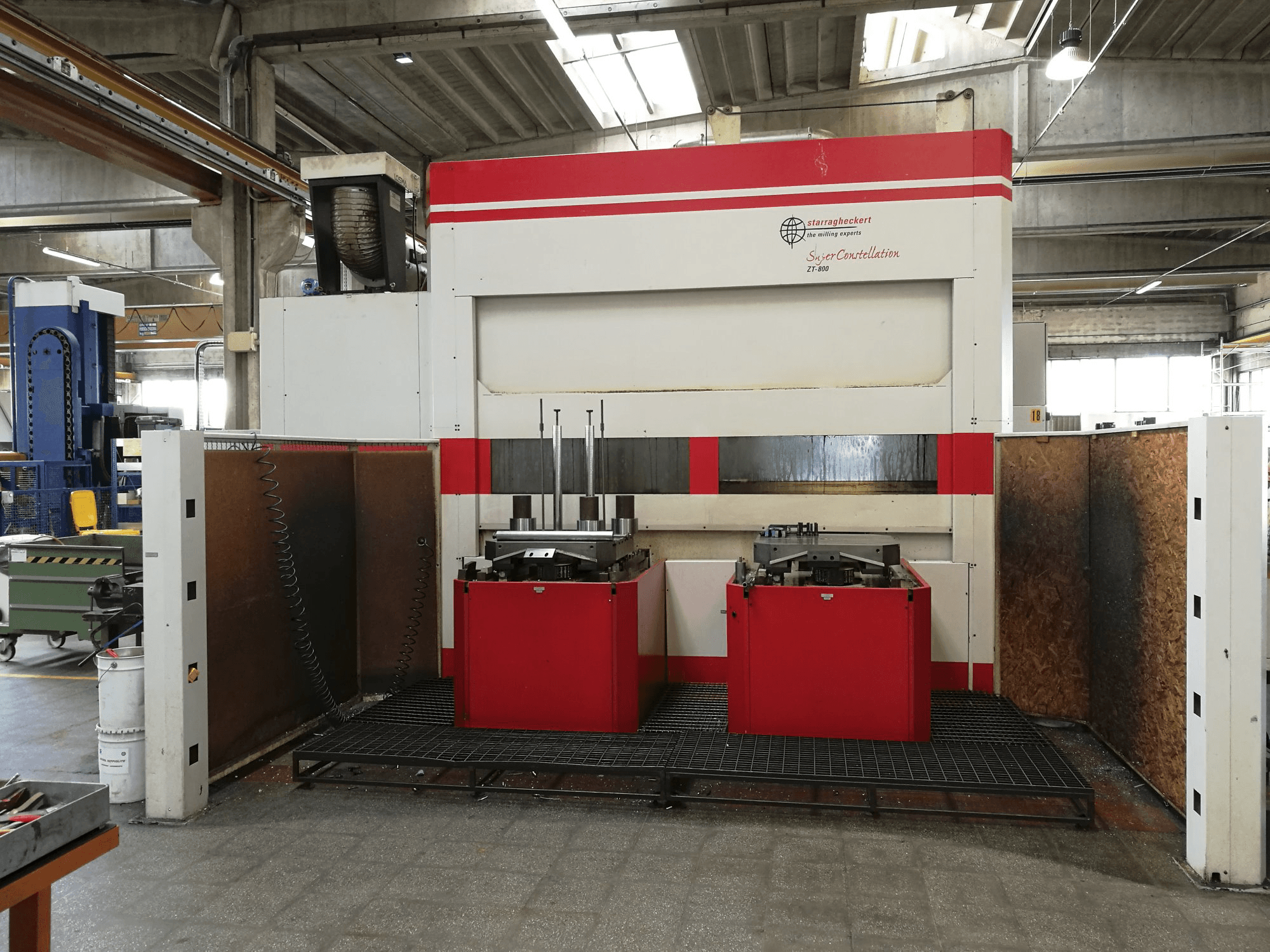 Vista Frontal da Starrag ZT 800/140 máquina