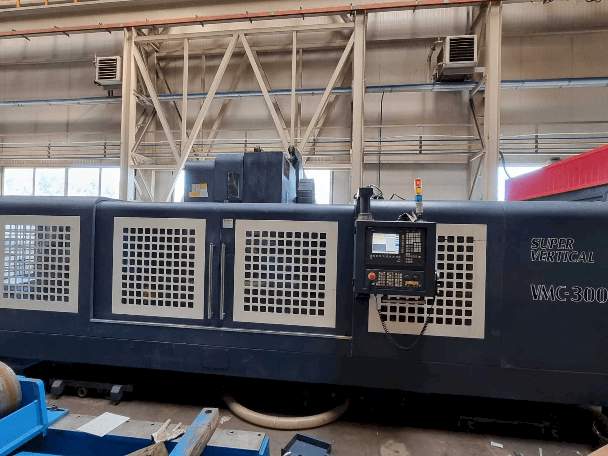 Vista Frontal da Johnford VMC-3000S máquina