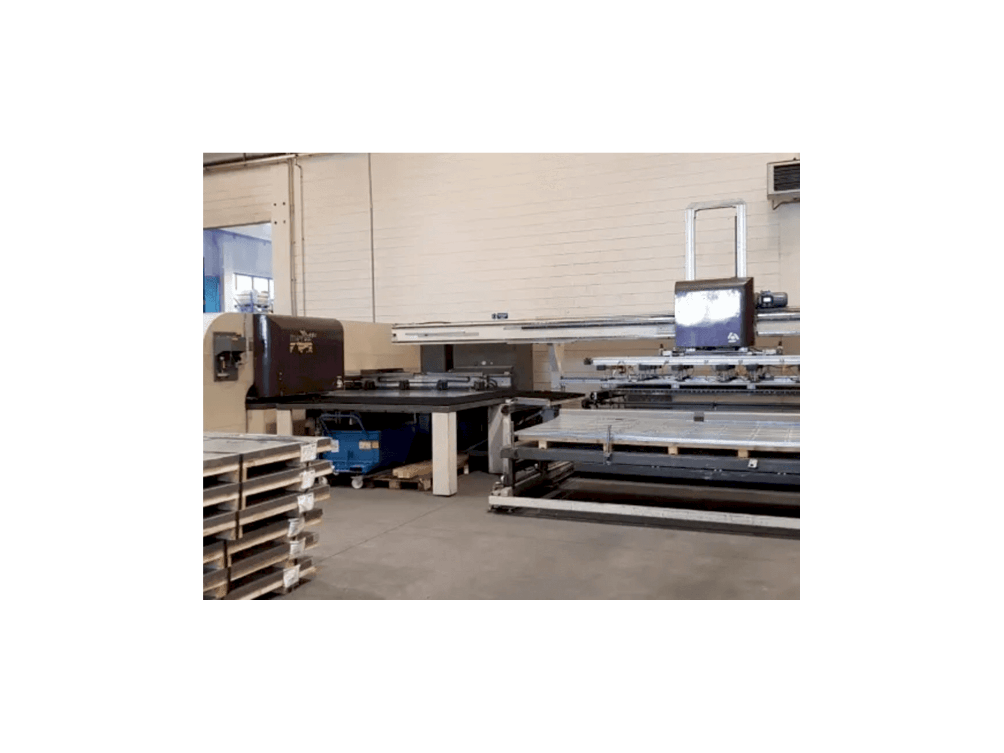 Vista Frontal da DANOBAT P1631 máquina