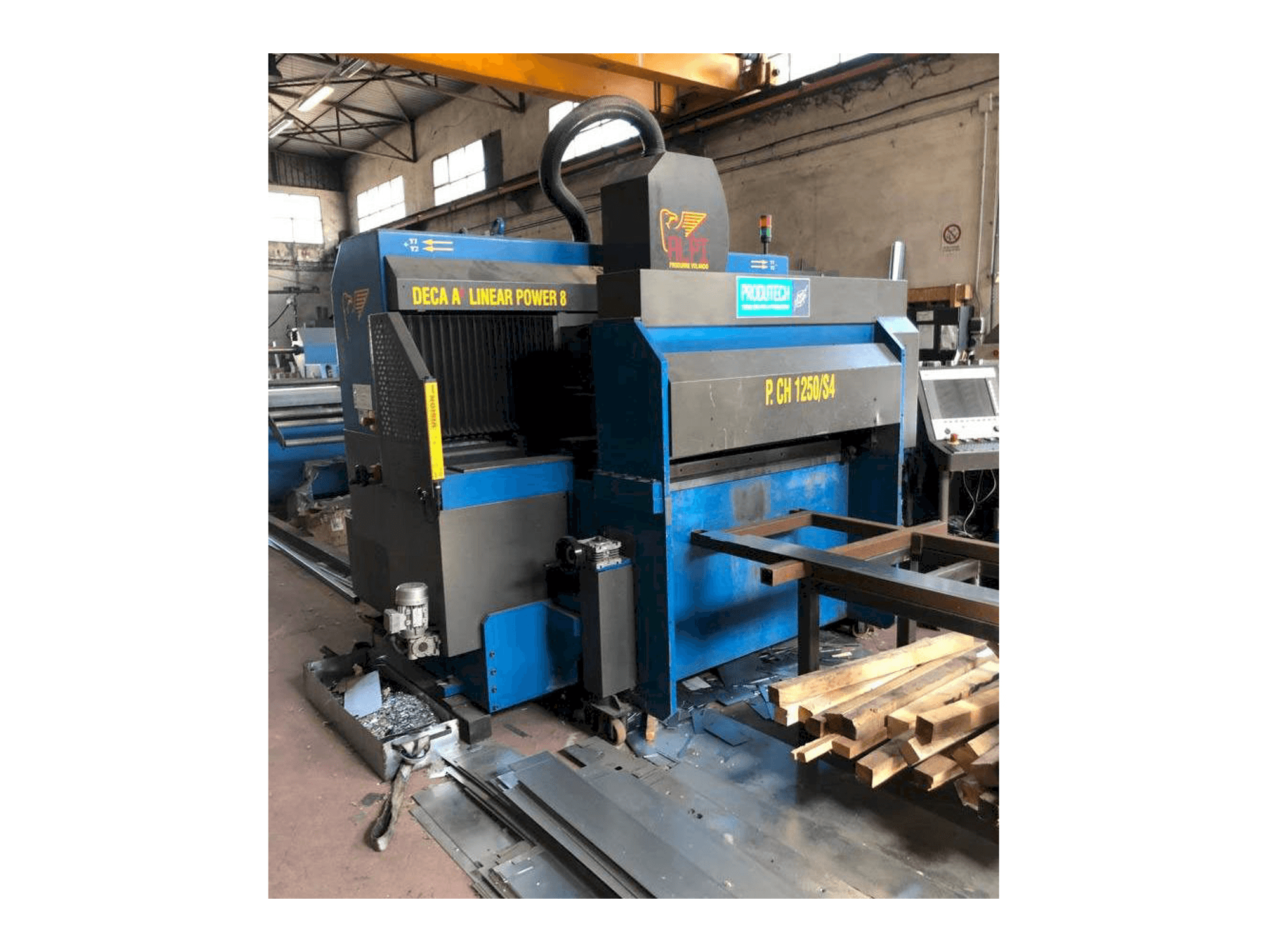 Vista Frontal da PRODUTEC ALPI DECA A2 máquina